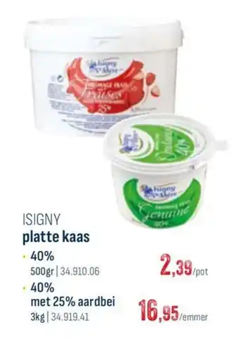 Isigny platte kaas