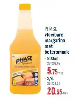 Horeca totaal vloeibare margarine met botersmaak aanbieding