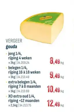 Horeca totaal vergeer gouda aanbieding