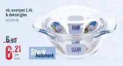 Horeca totaal Ovenpot & deksel glas aanbieding