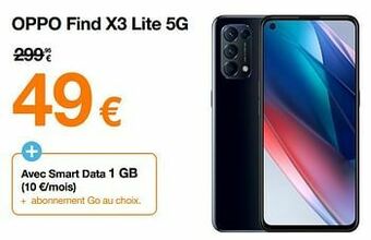 Orange Oppo find x3 lite 5g aanbieding