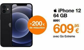 Orange Apple iphone 12 64 gb aanbieding