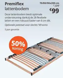 Sleepworld Premiflex lattenbodem aanbieding
