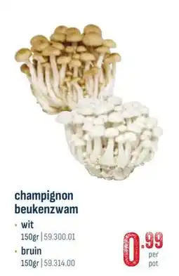 Horeca totaal champignon beukenzwam aanbieding
