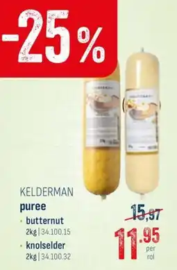 Horeca totaal Kelderman puree aanbieding