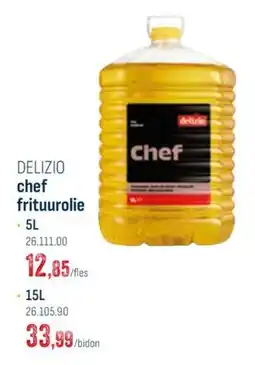 Horeca totaal Delizio chef frituurolie aanbieding