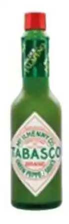 Horeca totaal Tabasco sauzen groene pepersaus aanbieding