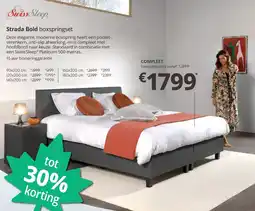 Sleepworld SwissSleep Strada bold boxspring aanbieding