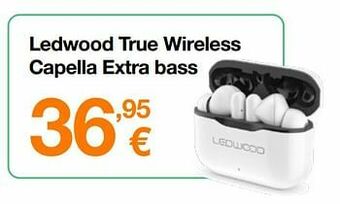 Ledwood true wireless capella extra bass