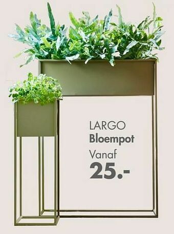 Casa Largo bloempot aanbieding