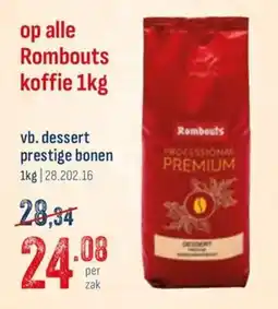 Horeca totaal Rombouts koffie aanbieding