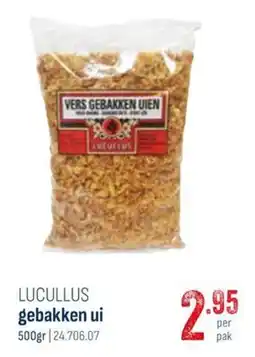 Horeca totaal gebakken ui aanbieding