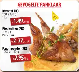 Aronde Gevogelte panklaar aanbieding