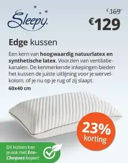 Sleepworld Edge kussen aanbieding