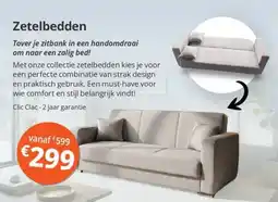 Sleepworld Zetelbedden aanbieding