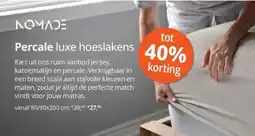 Sleepworld Percale luxe hoeslakens aanbieding