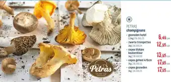 Petras cepes geheel 4/6cm