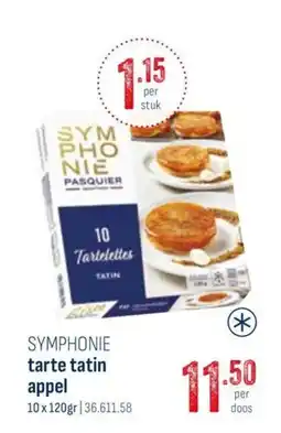 Horeca totaal symphonie tarte tatin appel aanbieding