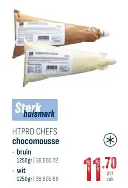 Horeca totaal Htpro chefs chocomousse aanbieding