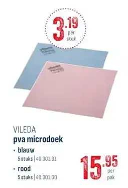 Horeca totaal Vileda pva microdoek aanbieding