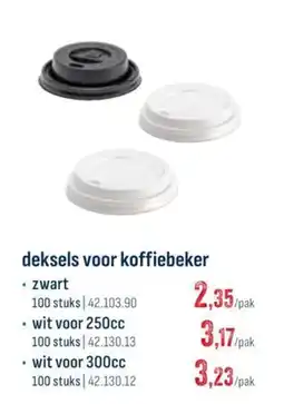 Horeca totaal deksels voor koffiebeker aanbieding