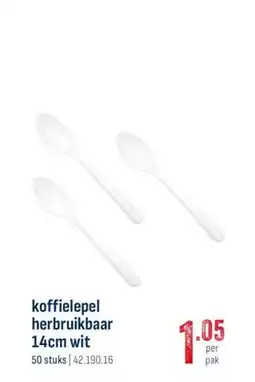 Horeca totaal koffielepel herbruikbaar aanbieding