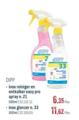 Horeca totaal inox reiniger en ontkalker easy pro spray n. 21 aanbieding