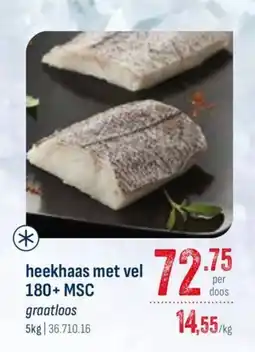 Horeca totaal Heekhaas met vel 180 + MSC aanbieding