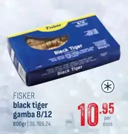 Horeca totaal Fisker black tiger gamba aanbieding