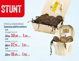 Horeca totaal Zeeuwse platte oesters aanbieding