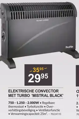 HandyHome Elektrische convector met turbo aanbieding