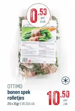 Horeca totaal ottimo bonen spek rolletjes aanbieding
