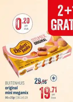 Horeca totaal Buitenhuish original mini megamix aanbieding