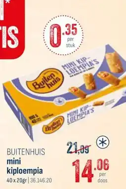 Horeca totaal Buitenhuish mini kiploempia aanbieding
