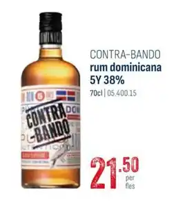 Horeca totaal Contra-bando rum dominicana aanbieding