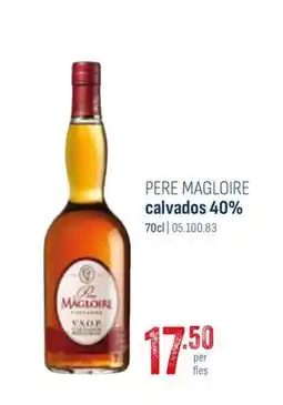 Horeca totaal Pere magloire calvados aanbieding