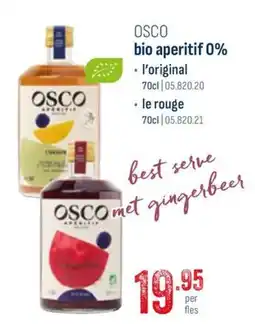 Horeca totaal Osco bio aperitif aanbieding