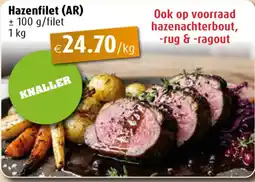 Aronde Hazenfilet aanbieding