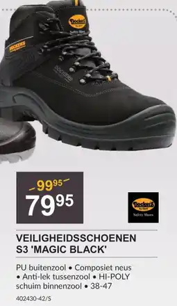 HandyHome Veiligheidsschoenen s3 magic black aanbieding