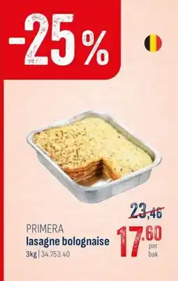 Horeca totaal lasagne bolognaise aanbieding