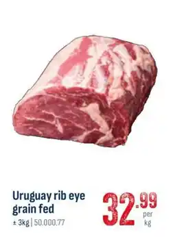 Horeca totaal uruguay rib eye grain fed aanbieding
