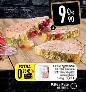 Cora Pâté - paté aubel aanbieding