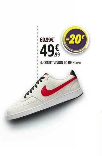 Intersport Court Vision Lo Be Heren aanbieding
