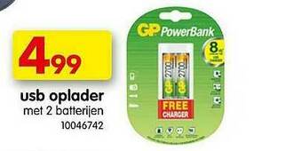 Yess Usb Oplader aanbieding