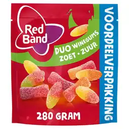 Albert Heijn Red Band Duo winegums voordeelverpakking aanbieding
