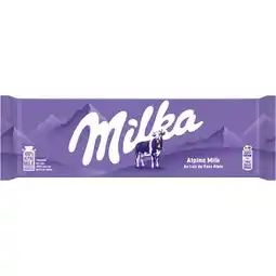 Albert Heijn Milka Chocoladereep alpenmelk aanbieding
