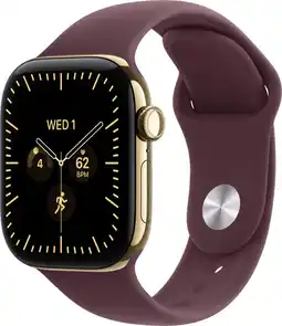 Coolblue Apple Watch Series 12 Cellular 42 mm Or Bracelet Sport S/M aanbieding