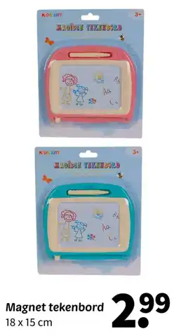 Wibra Magnet tekenbord aanbieding