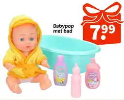 Wibra Babypop met bad aanbieding