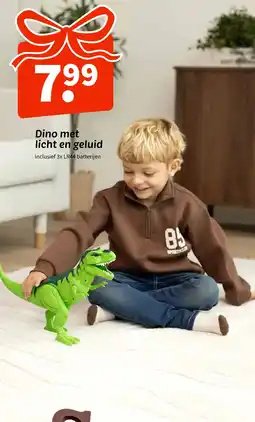 Wibra Dino met licht en geluid aanbieding